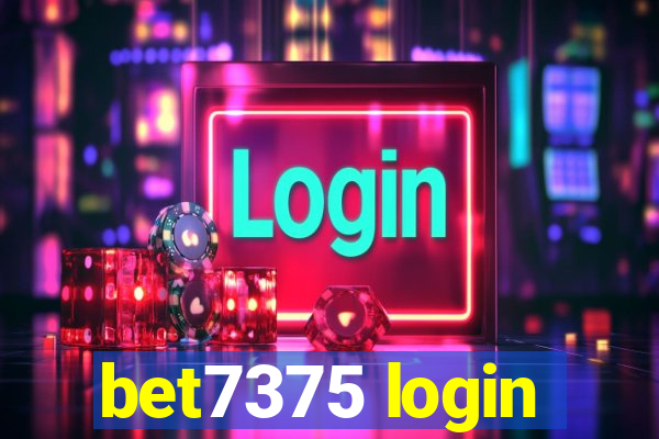 bet7375 login